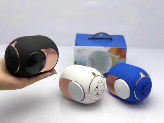 Parlante Bluetooth Inalámbrico Dorado en Forma de Huevo - Image 9