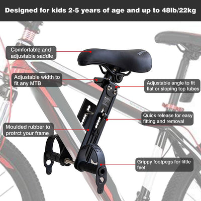 Asiento Cómodo para Bicicleta Infantil - Cojín Acolchado para Mountain Bike - Image 10