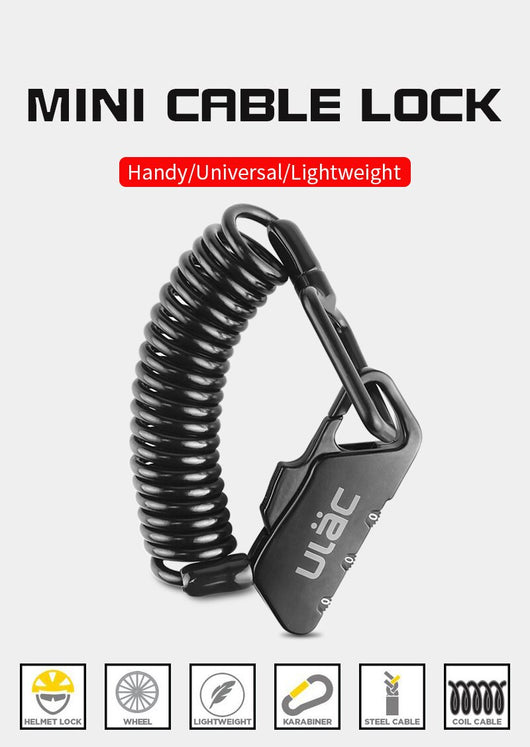 Candado de Código Universal con Cable de Seguridad para Casco de Moto - Image 3