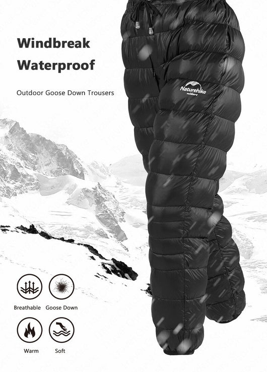 Pantalones de Plumón de Ganso Blanco para Invierno - Ultraligeros - Image 11
