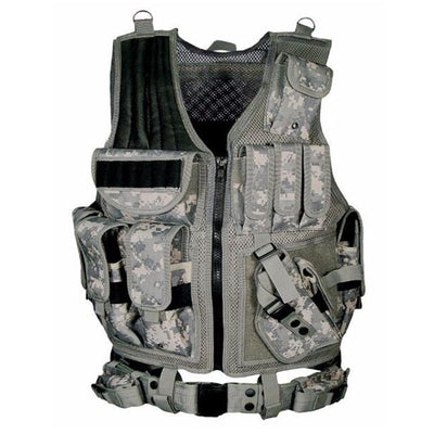 Chaleco Táctico Militar MOLLE con Placa de Protección para Airsoft y Operaciones - Image 10