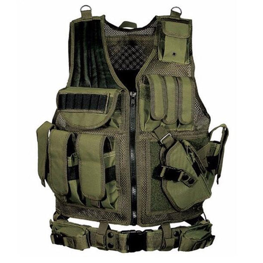 Chaleco Táctico Militar MOLLE con Placa de Protección para Airsoft y Operaciones - Image 11