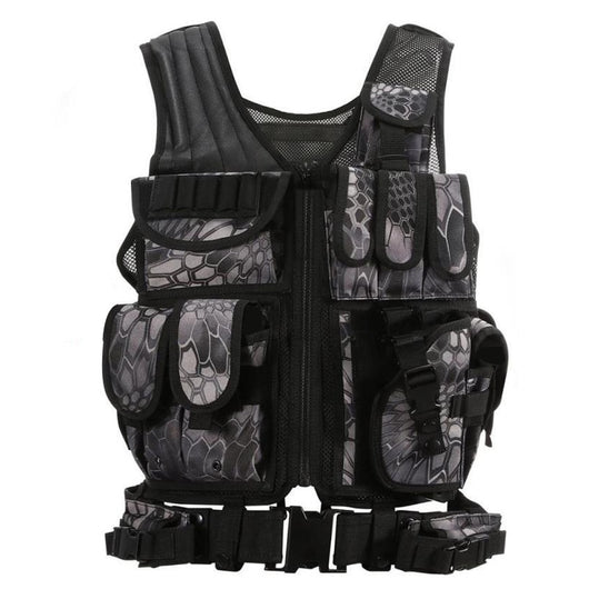 Chaleco Táctico Militar MOLLE con Placa de Protección para Airsoft y Operaciones - Image 12