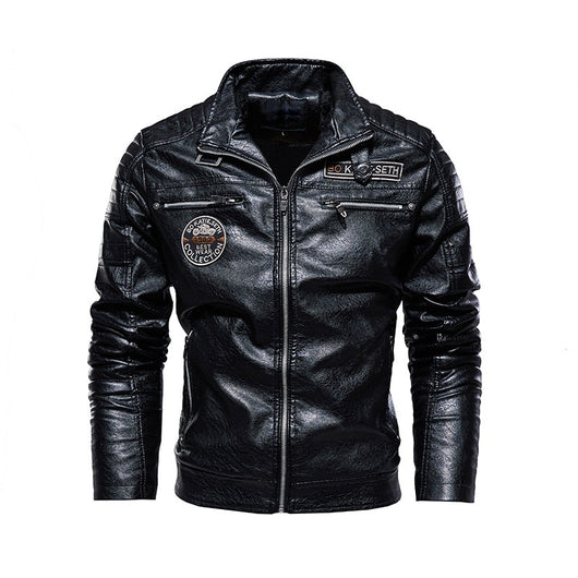 Chaqueta de Cuero Sintético PU para Hombre - Image 16