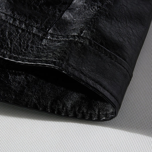Chaqueta de Cuero Sintético PU para Hombre - Image 17