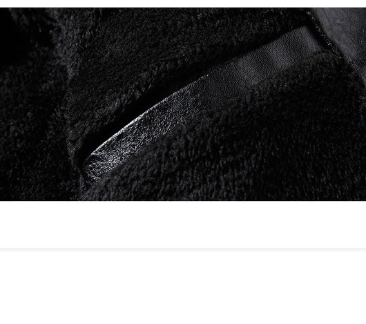 Chaqueta de Cuero Sintético PU para Hombre - Image 19