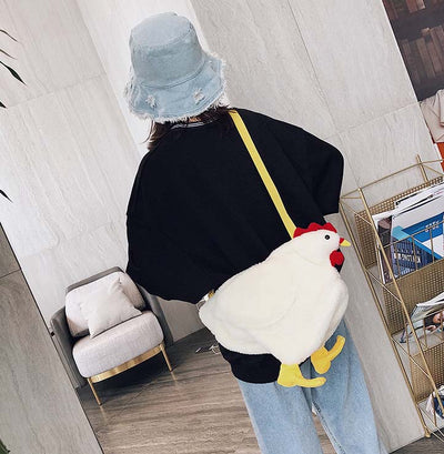 Bolso de Hombro de Peluche con Dibujos Animados | Bandolera Casual - Image 12