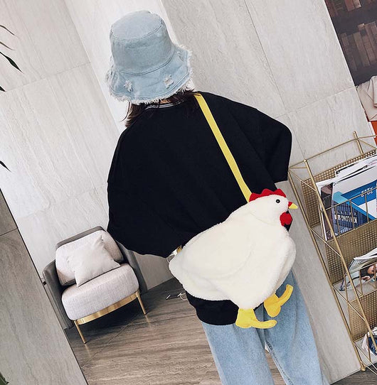 Bolso de Hombro de Peluche con Dibujos Animados | Bandolera Casual - Image 12