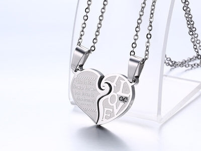 Collar de Pareja Corazones Conectados - Image 6