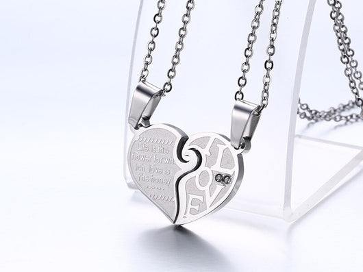 Collar de Pareja Corazones Conectados - Image 6