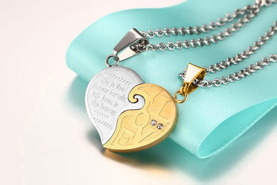Collar de Pareja Corazones Conectados - Image 8