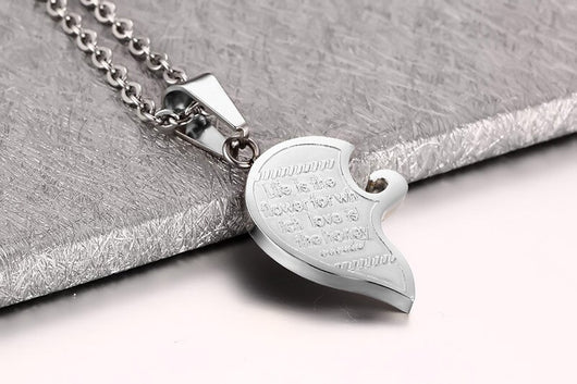 Collar de Pareja Corazones Conectados - Image 13