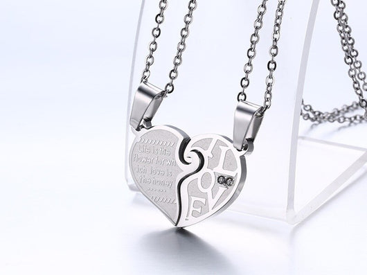 Collar de Pareja Corazones Conectados - Image 18
