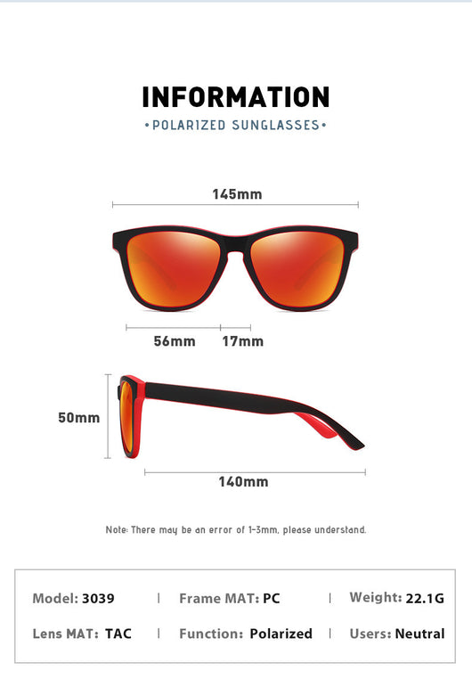Gafas de Sol Deportivas Polarizadas para Hombre - Serie Película Colorida - Image 18