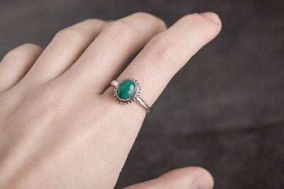 Anillo de Plata con Incrustación de Turquesa - Image 8