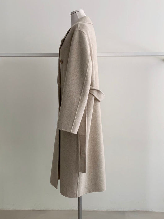 Abrigo de Lana Largo Elegante Doble Botonadura Oversize - Image 15