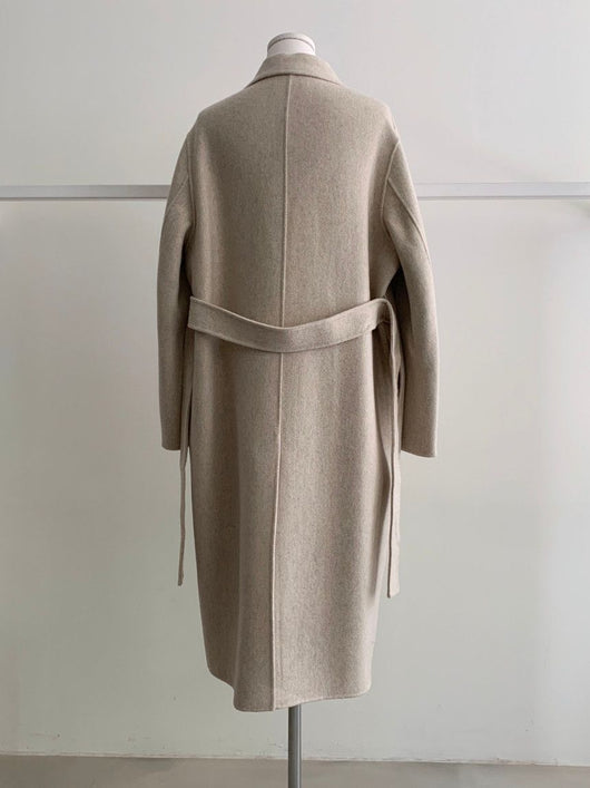 Abrigo de Lana Largo Elegante Doble Botonadura Oversize - Image 16