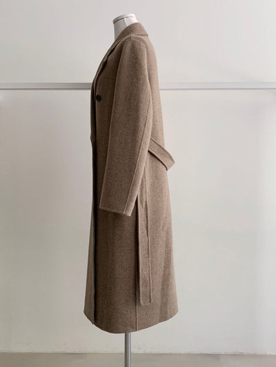 Abrigo de Lana Largo Elegante Doble Botonadura Oversize - Image 18