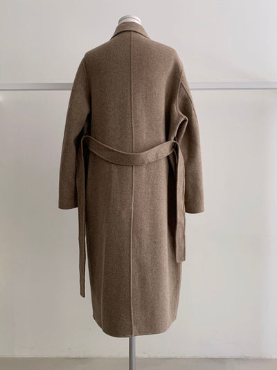 Abrigo de Lana Largo Elegante Doble Botonadura Oversize - Image 19