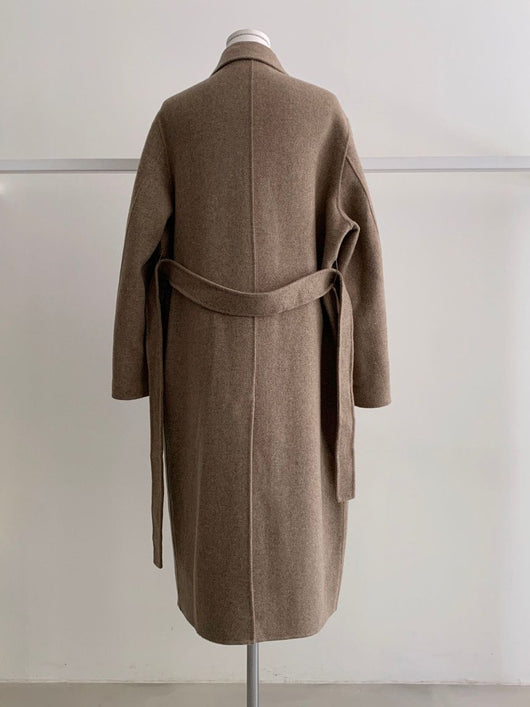 Abrigo de Lana Largo Elegante Doble Botonadura Oversize - Image 19