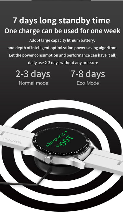 Reloj Inteligente K60 Pantalla Redonda Táctil con Monitor de Frecuencia Cardíaca - Image 9