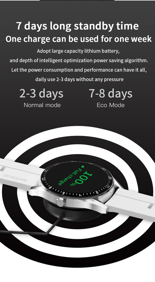 Reloj Inteligente K60 Pantalla Redonda Táctil con Monitor de Frecuencia Cardíaca - Image 9