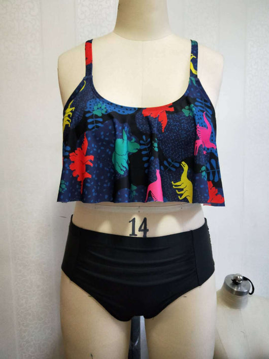 Bikini Deportivo Talle Grande con Cierre Frontal Ajustable - Image 9