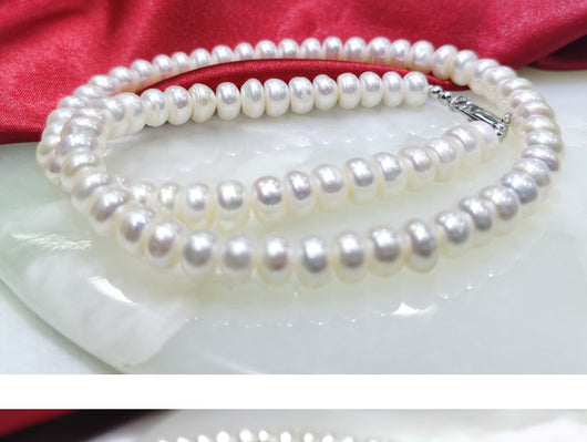 Conjunto de Joyería de Perlas: Collar, Pulsera y Aretes - Image 3