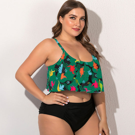 Bikini Deportivo Talle Grande con Cierre Frontal Ajustable - Image 12