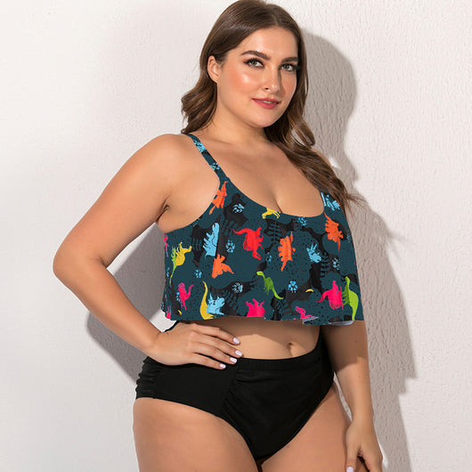 Bikini Deportivo Talle Grande con Cierre Frontal Ajustable - Image 15
