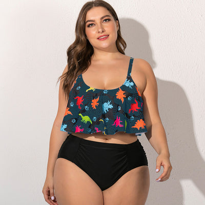 Bikini Deportivo Talle Grande con Cierre Frontal Ajustable - Image 17