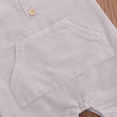 Conjunto Infantil de Chaleco y Shorts de Algodón y Lino a Rayas - Image 16