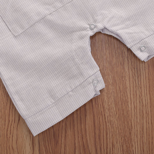 Conjunto Infantil de Chaleco y Shorts de Algodón y Lino a Rayas - Image 19