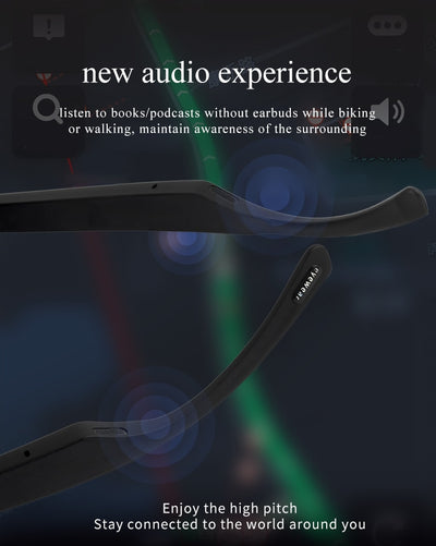 Gafas de Sol Inteligentes con Bluetooth, Protección Ocular y Control por Voz - Image 9