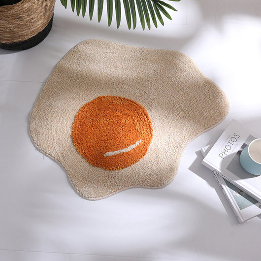 Tapete Absorbente Antideslizante Huevo Frito para Baño - Image 14