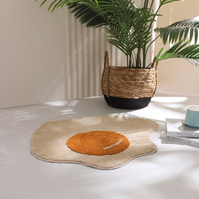 Tapete Absorbente Antideslizante Huevo Frito para Baño - Image 15