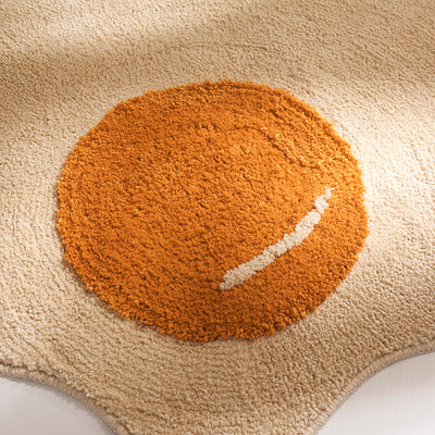 Tapete Absorbente Antideslizante Huevo Frito para Baño - Image 16