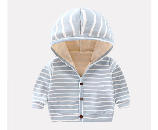 Cardigan Infantil Acolchado con Capucha y Forro de Velvet - Image 7