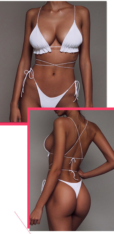 Bikini de Tiras Ajustables Estilo Europeo - Traje de Baño Moderno - Image 10