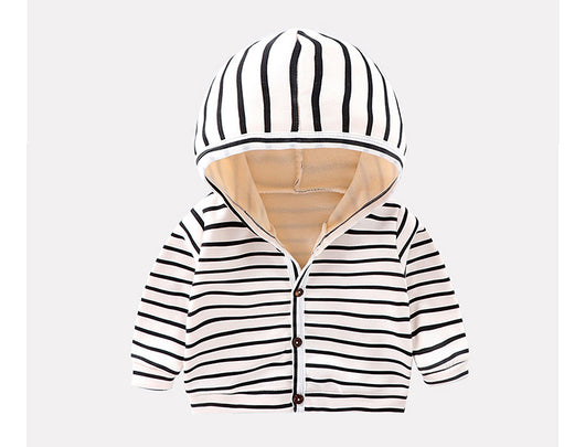 Cardigan Infantil Acolchado con Capucha y Forro de Velvet - Image 9