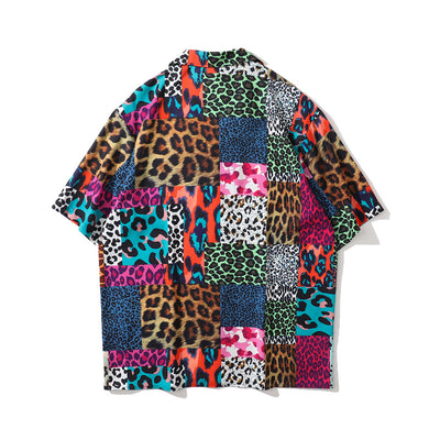 Camisa Estampado Leopardo con Detalles de Costura - Unisex Tendencia Urbana - Image 10