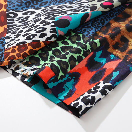 Camisa Estampado Leopardo con Detalles de Costura - Unisex Tendencia Urbana - Image 13