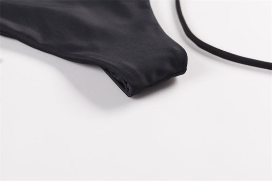 Bikini Dividido de Color Sólido para Mujer - Image 17