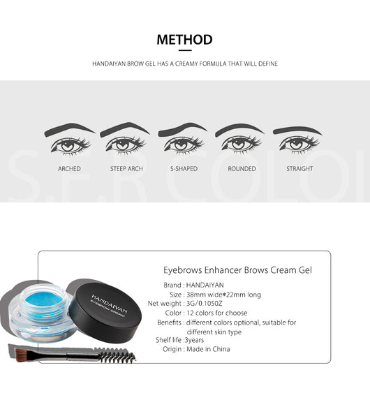 Crema Delineador Multiusos Impermeable 5 Colores - Cejas y Ojos - Image 18