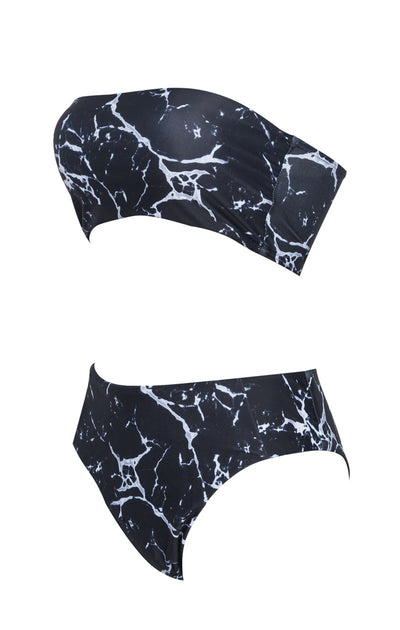 Bikini de Mármol Envolvente Sexy con Diseño Dividido - Image 6