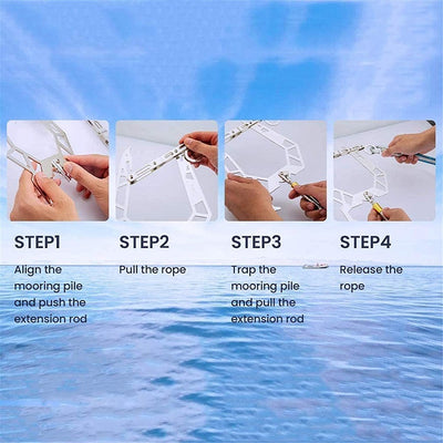 Gancho de Amarre en U con Enhebrador de Cuerda - Herramienta Multiusos para Muelle y Anclaje - Image 11