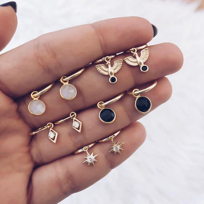Aretes Circulares Vintage - Image 2