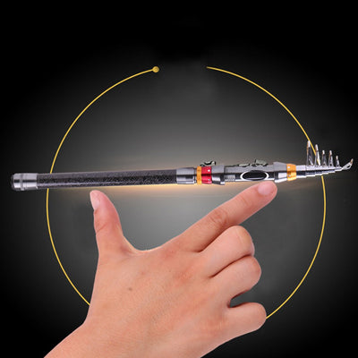 Combo Caña de Pescar Telescópica con Carrete Giratorio y Señuelos - Image 10