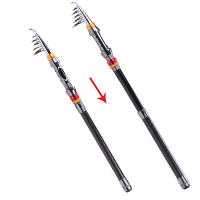 Combo Caña de Pescar Telescópica con Carrete Giratorio y Señuelos - Image 11