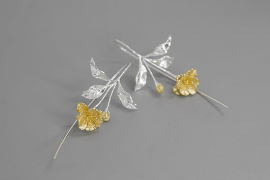 Aretes de Flor de Begonia - Image 7
